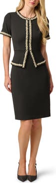 Adrianna Papell Crepe Sheath Dress
