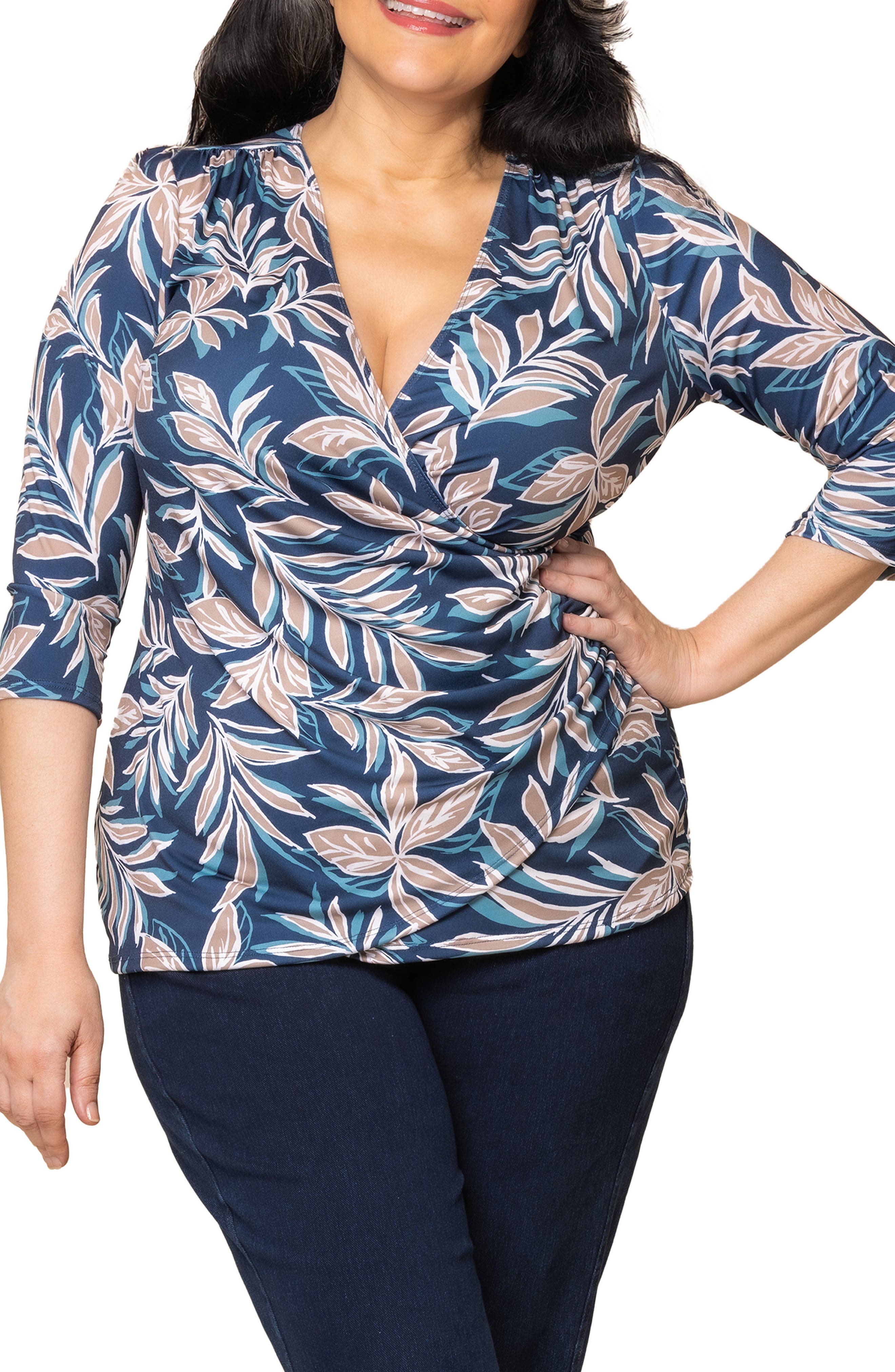TEAL BOTANICAL PRINT