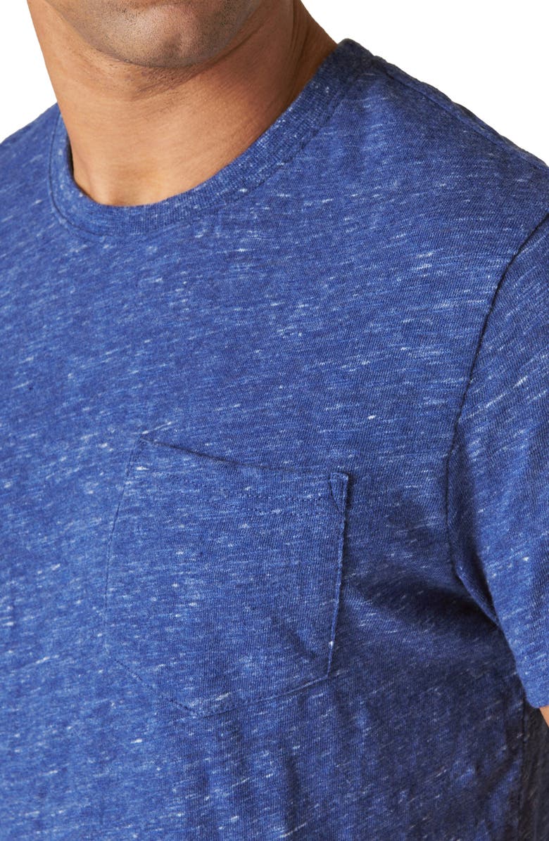 Lucky Brand Cotton Blend Pocket T-Shirt, Alternate, color, Blue Depths