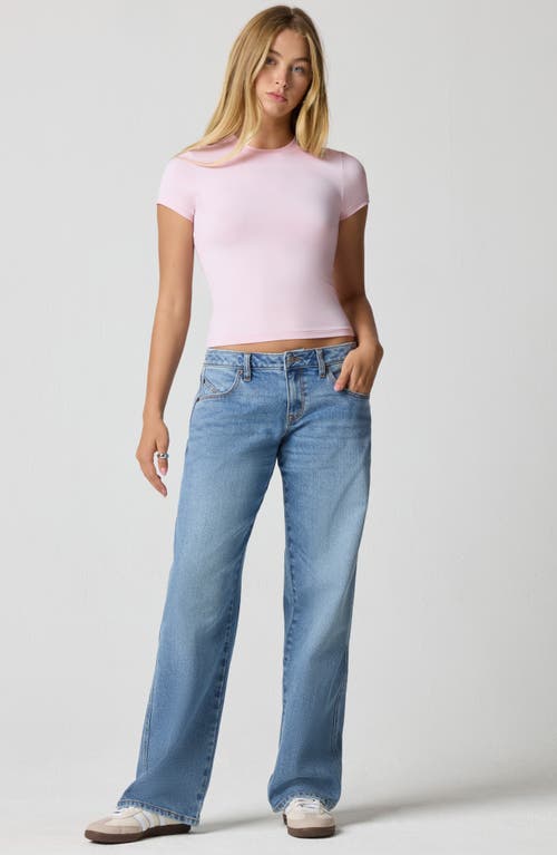 Florence By Mills Softie Cotton Blend Tee In Pink