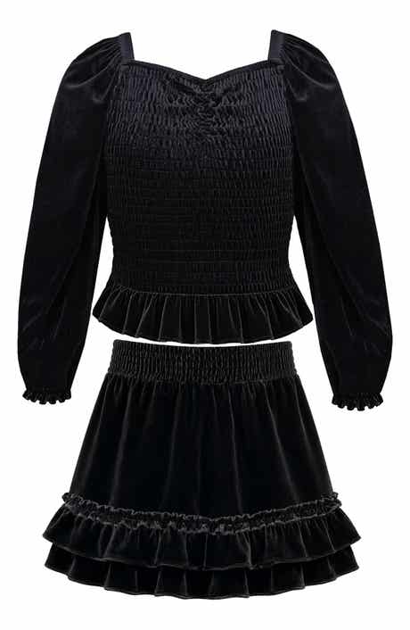Kids' Velvet Smocked Two-Piece Set