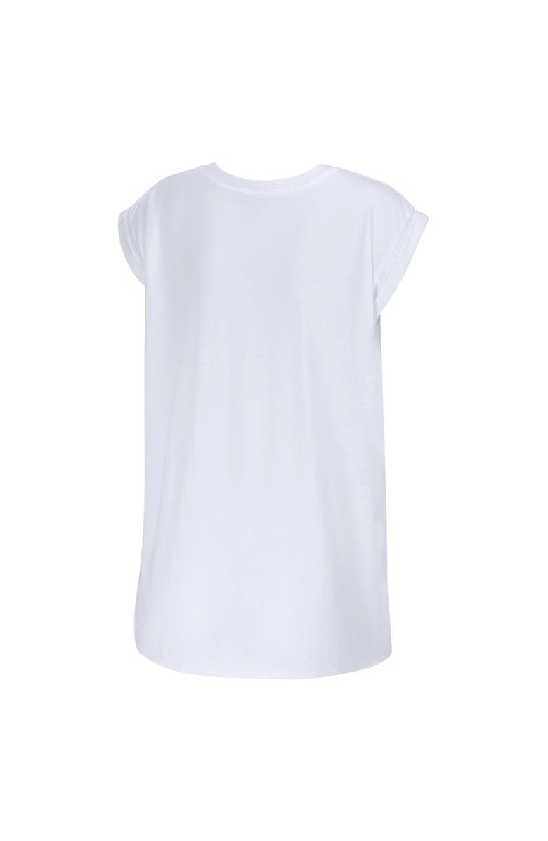 WEAR by Erin Andrews Women's WEAR by Erin Andrews White Dallas Cowboys Checker Muscle Tank Top, Alternate, color, White