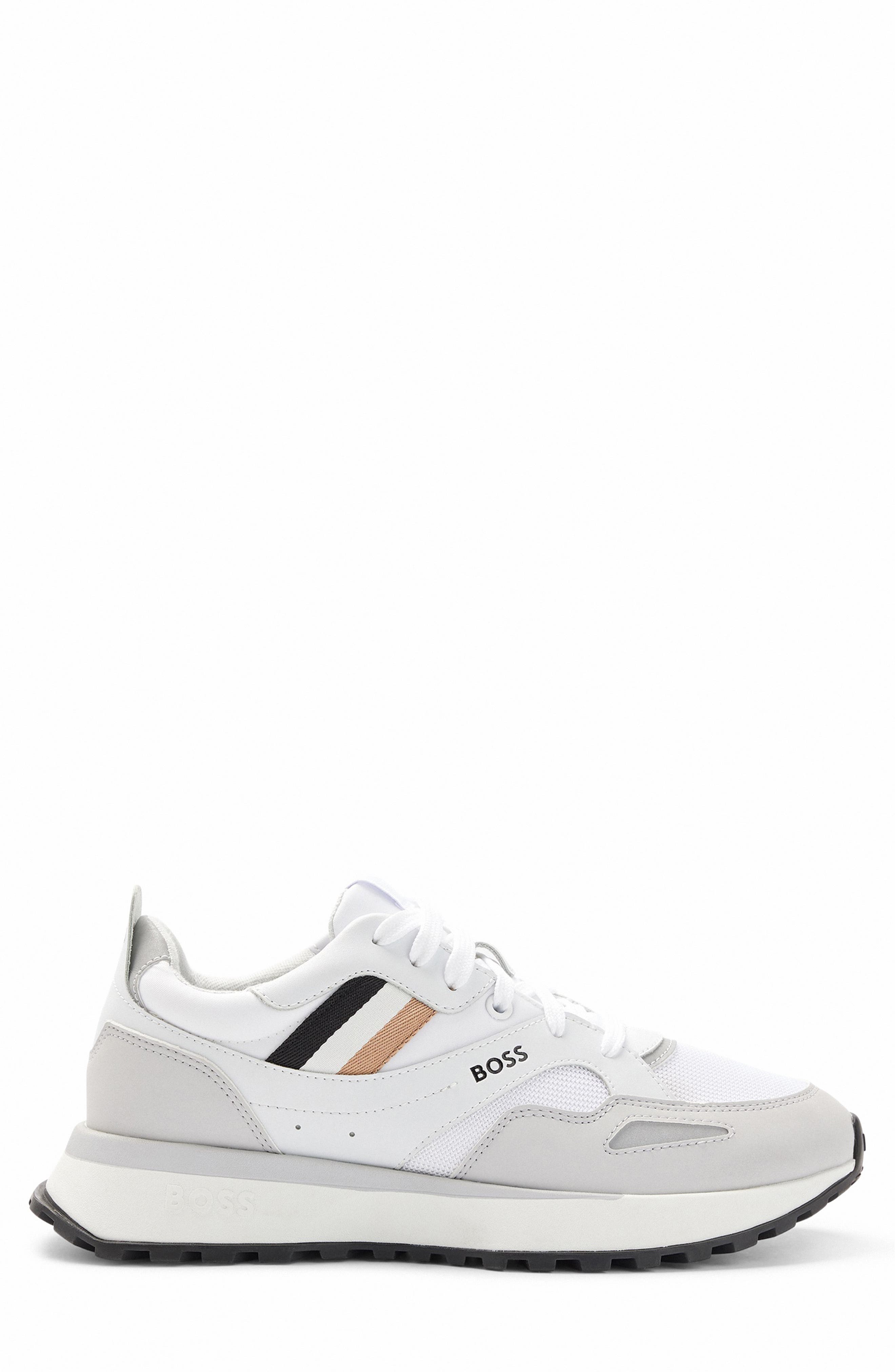 BOSS Jonah Trainer Sneaker, Alternate, color, Wht