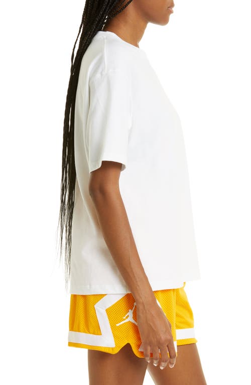 Jordan Flight Graphic Tee In White