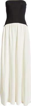 Solid & Striped Soglio Strapless Maxi Dress