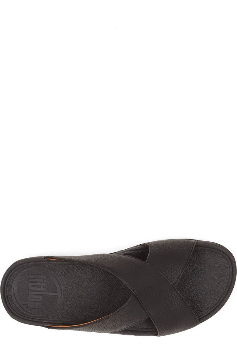 FitFlop Xosa<sup>™</sup> Leather Slide Sandal, Alternate, color,