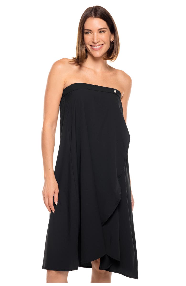 Coolibar Women's Convertible Wrap - UPF 50+ Sun Protection - Isla, Alternate, color, Black