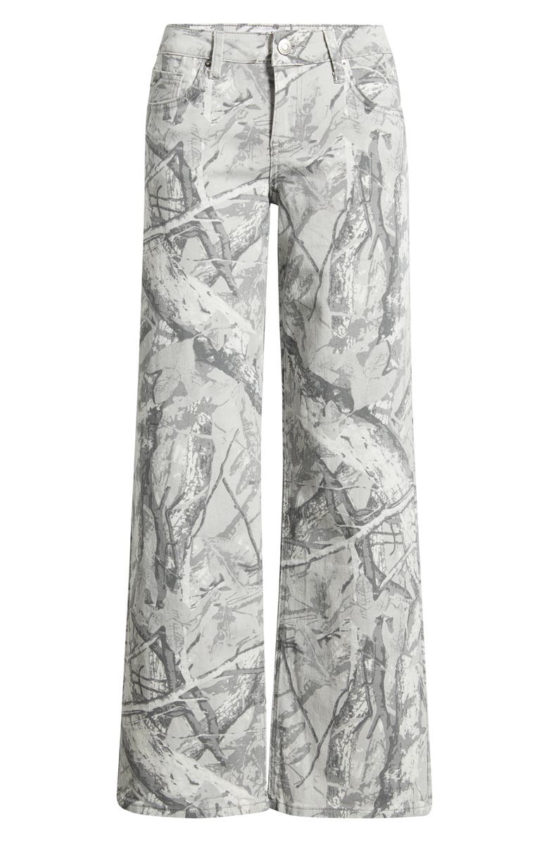 YMI Britney Camo Low Rise Wide Leg Jeans, Main, color,