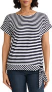 Jones New York Stripe Dolman Top