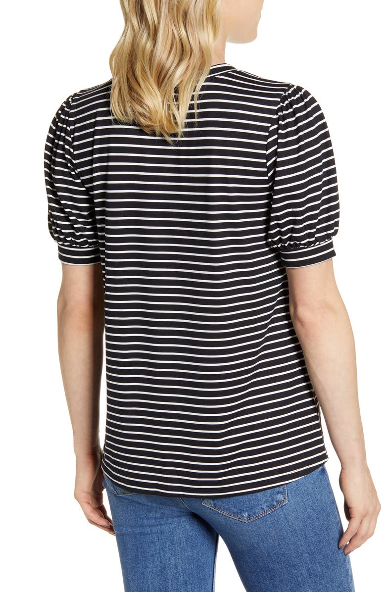 Bobeau Uma Puff Sleeve Tee, Alternate, color,