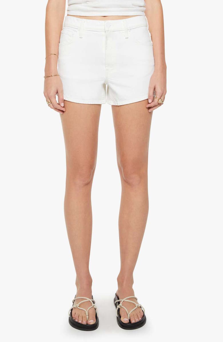 MOTHER The Dodger Denim Shorts, Main, color, Picket Fence