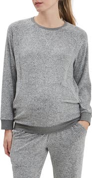 Nom Maternity Heart on My Sleeve Maternity/Nursing Sweatshirt