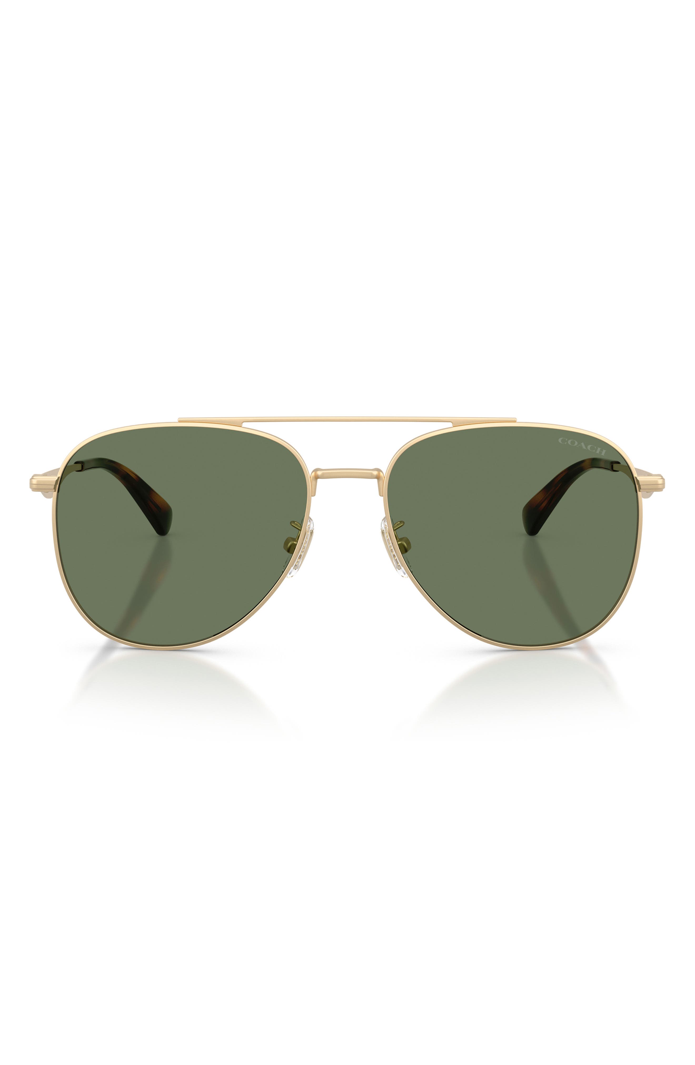 SATIN LIGHT GOLD / GREEN SOLID