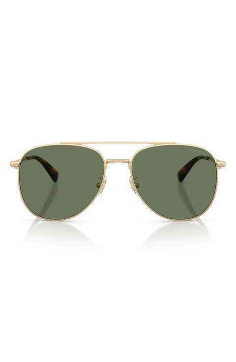 58mm Pilot Sunglasses