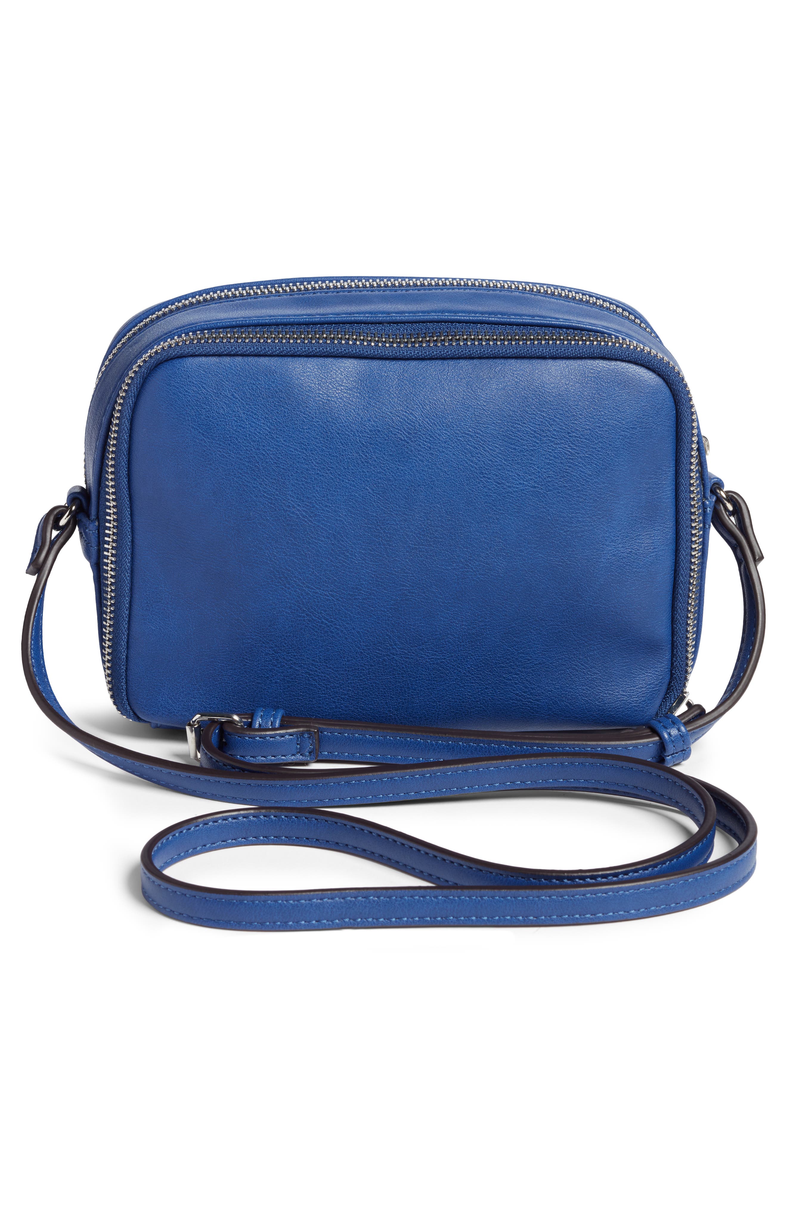 Sole Society Faux Leather Crossbody Bag, Alternate, color, 