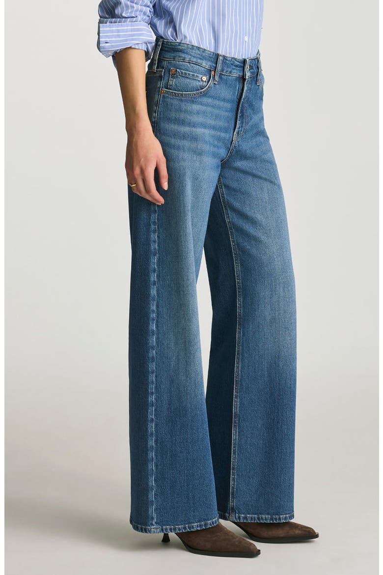 Florida High Waist Wide Leg Jeans, Alternate, color, MID BRUSHED CLASSIC