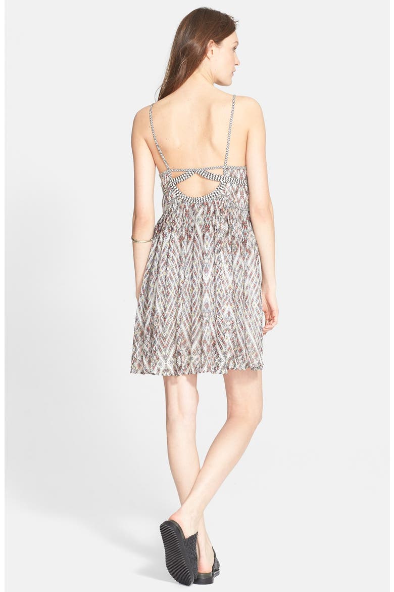 'Periscopes in the Sky' Babydoll Dress, Alternate, color, IVORY COMBO