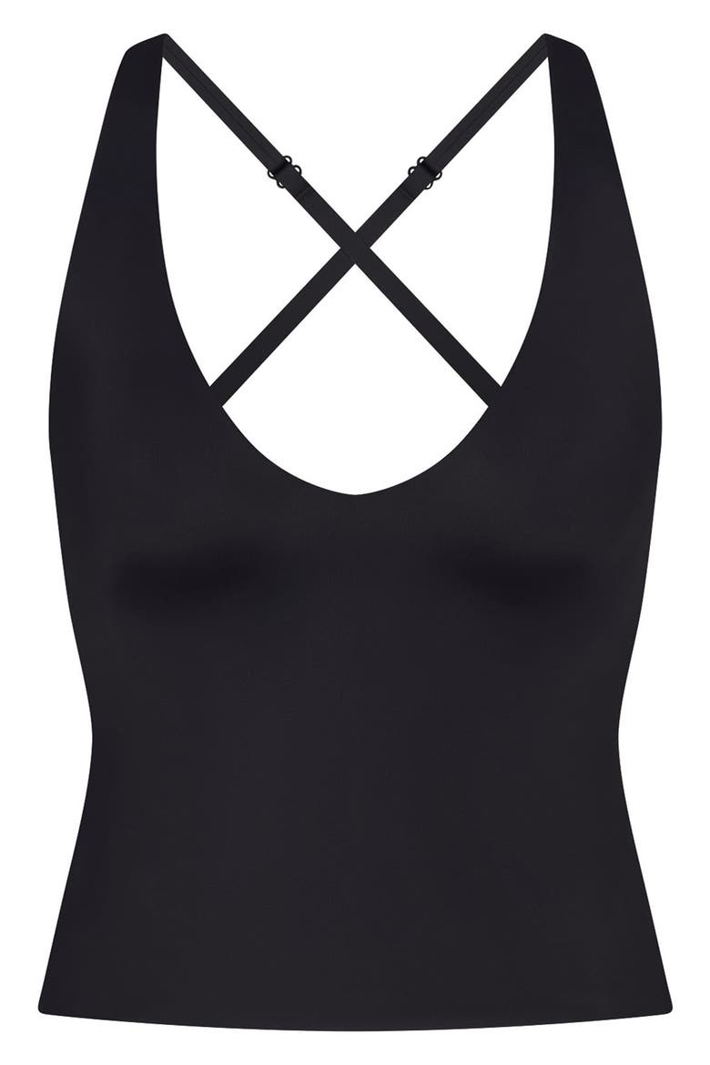 V-Neck Tank, Alternate, color, OBSIDIAN