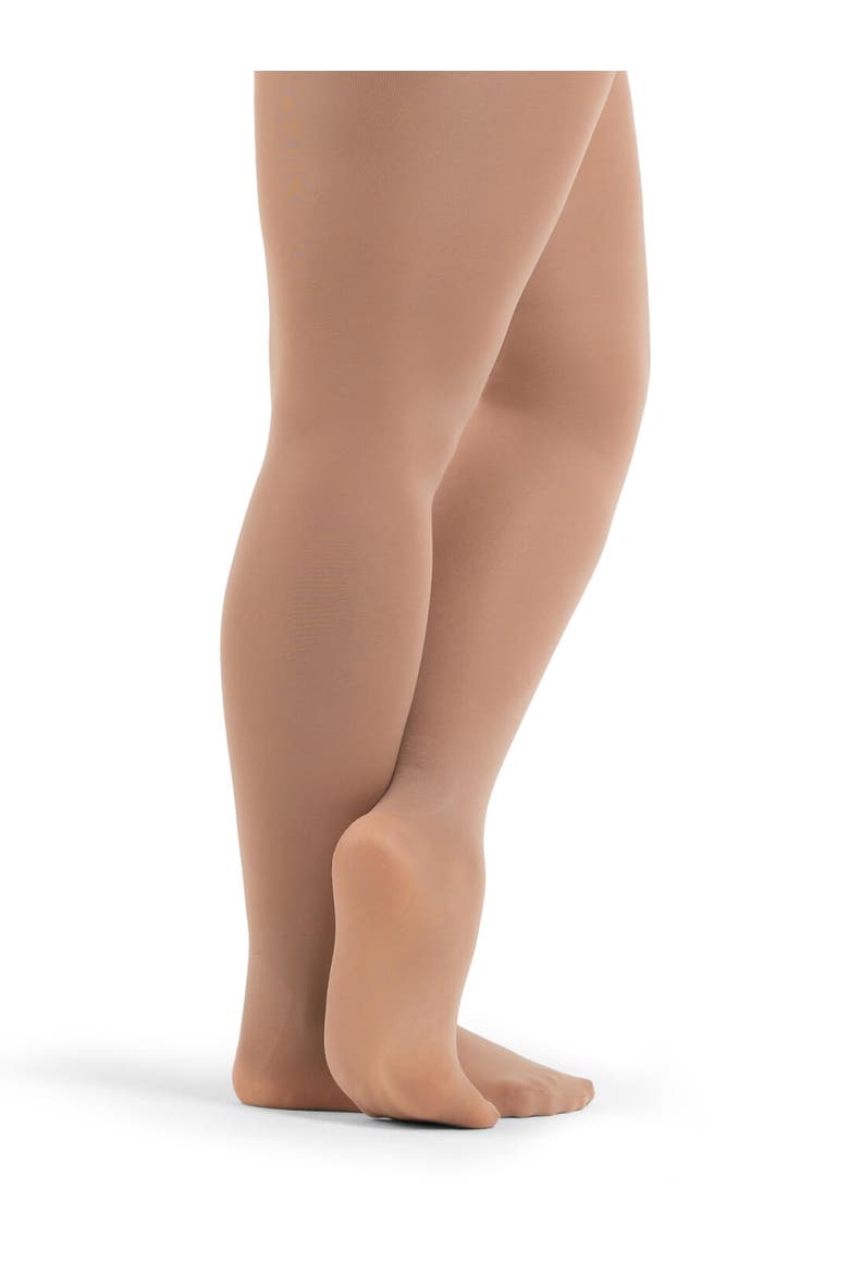 Ultra Hold Plus Size Footed Tight, Alternate, color, light beige