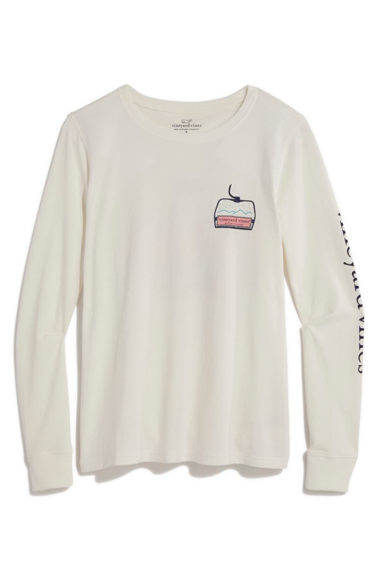 vineyard vines Ski Lift Cotton Graphic T-Shirt, Alternate, color, Aqua Haze