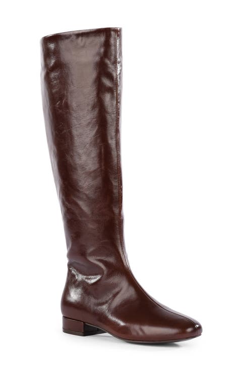 Stand by Me Leather Knee High Boot