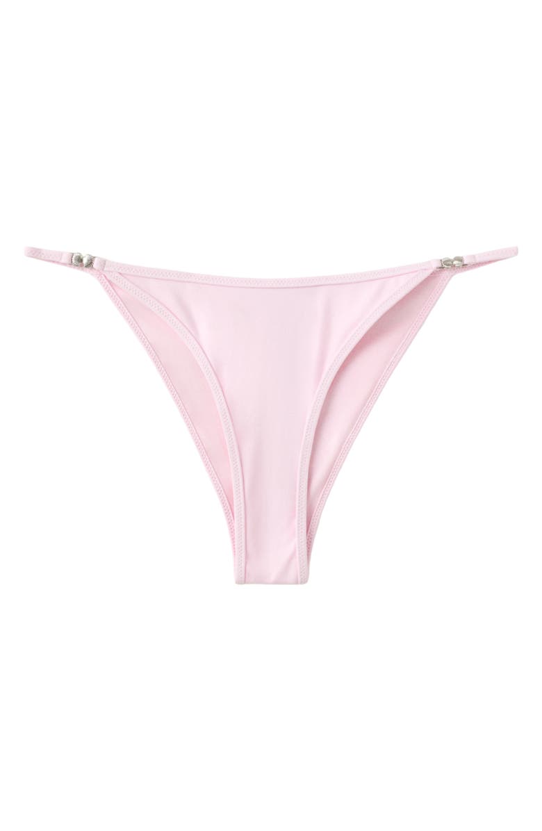 MANGO Hardware Detailed Bikini Bottoms, Main, color, Light Pink
