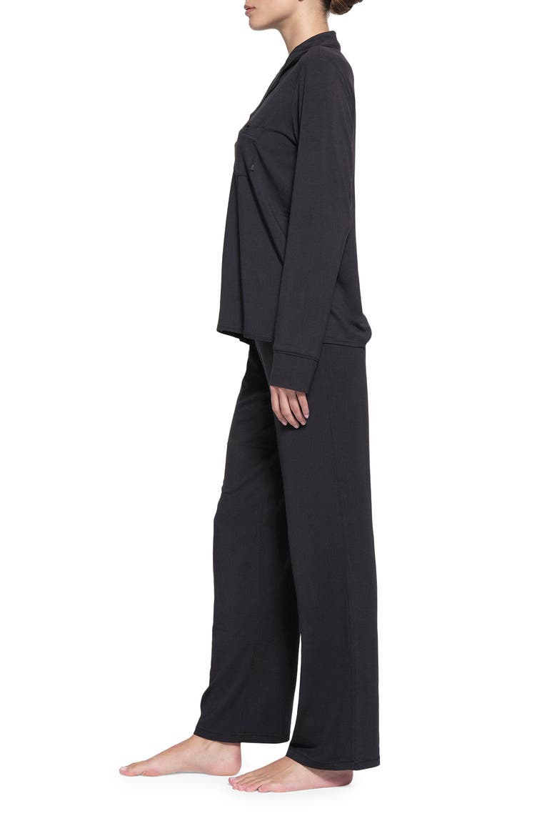 Sleep Long Pajamas, Alternate, color, ONYX