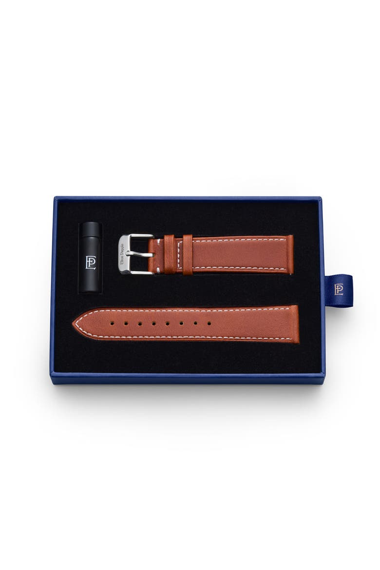 Edgewater Stitch - Silver Strap, Alternate, color, Brown