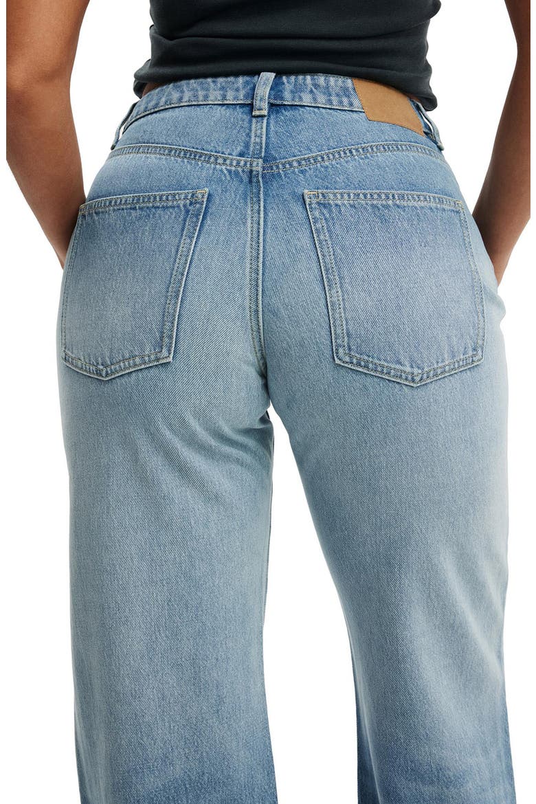 Curvy '91 High Waist Straight Leg Jeans, Alternate, color, FAIRLIGHT BLUE
