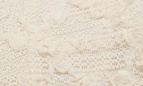 Astr The Label Cherian Floral Lace Top In Cream