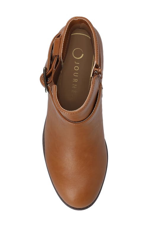 Journee Collection Devina Buckle Boot In Beige