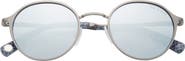 Ted Baker London 49mm Full Rim Polarized Round Sunglasses