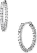 Roberto Coin Diamond Hoop Earrings