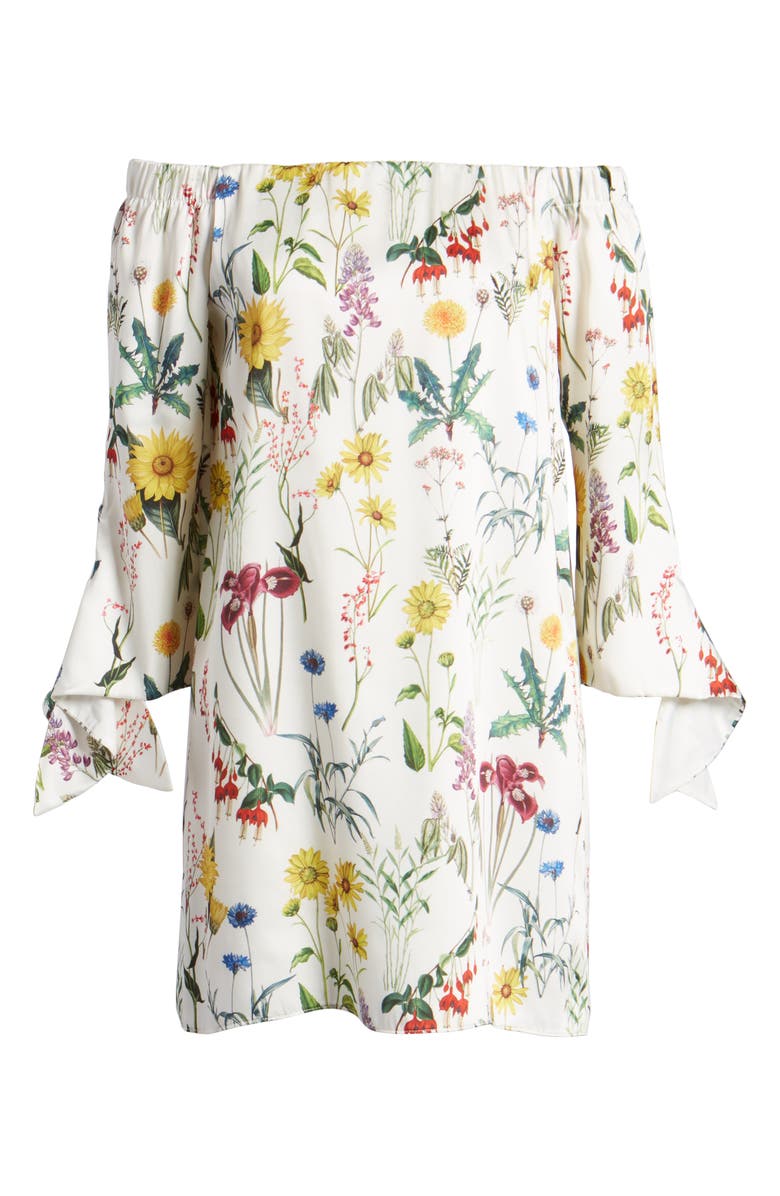 Bailey 44 Botanical Off the Shoulder Shift Dress, Alternate, color, 