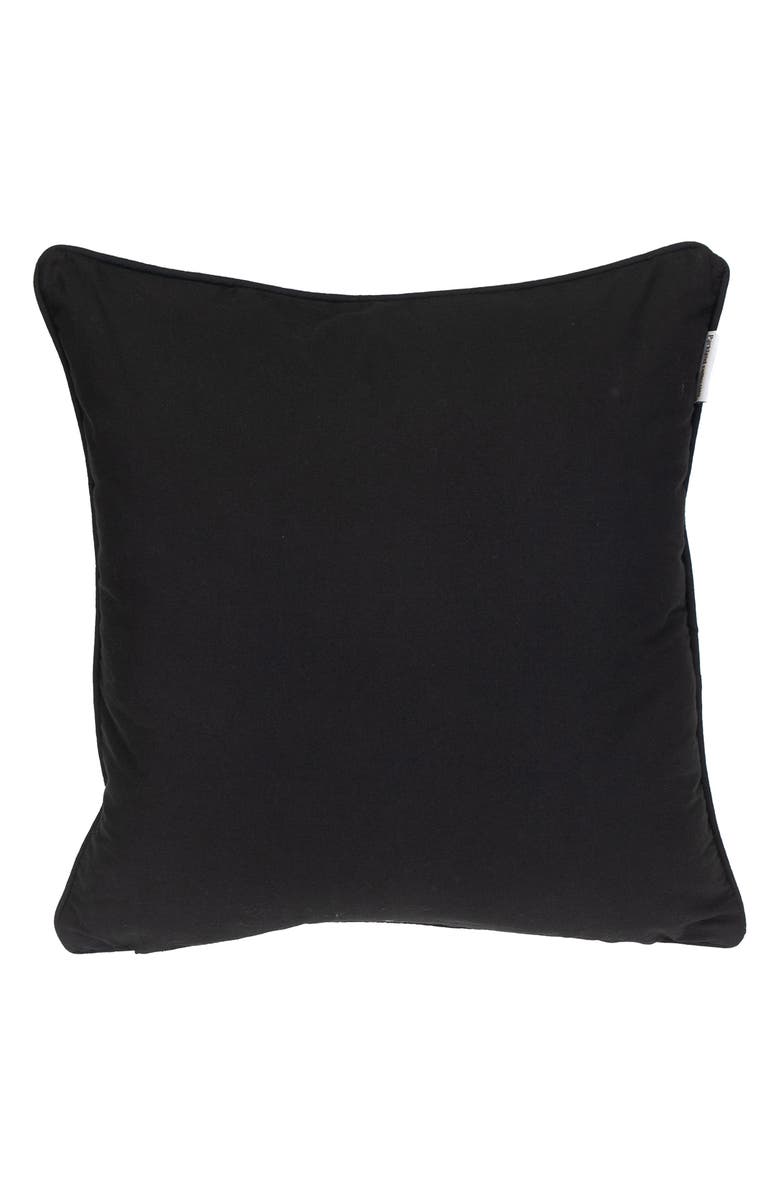 PARKLAND COLLECTION Ursae Embroidered Throw Pillow, Alternate, color, Black