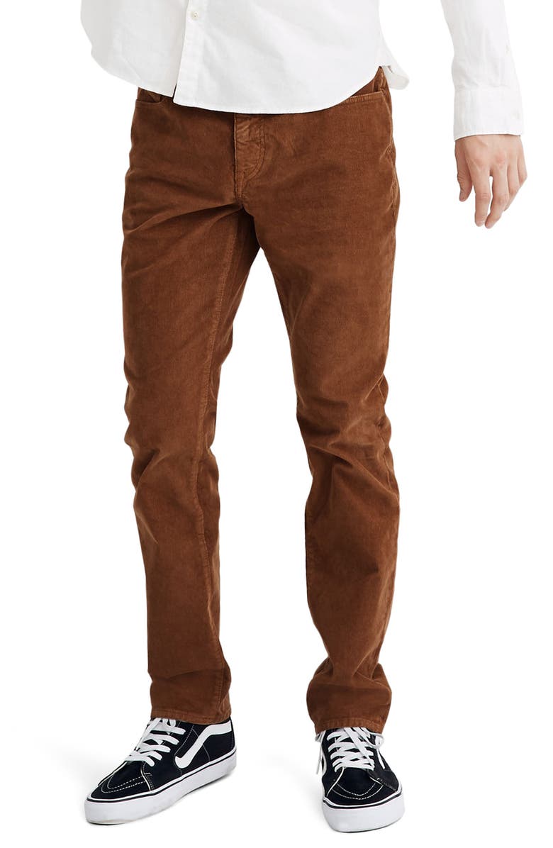 Madewell Corduroy Slim Jeans, Main, color, 
