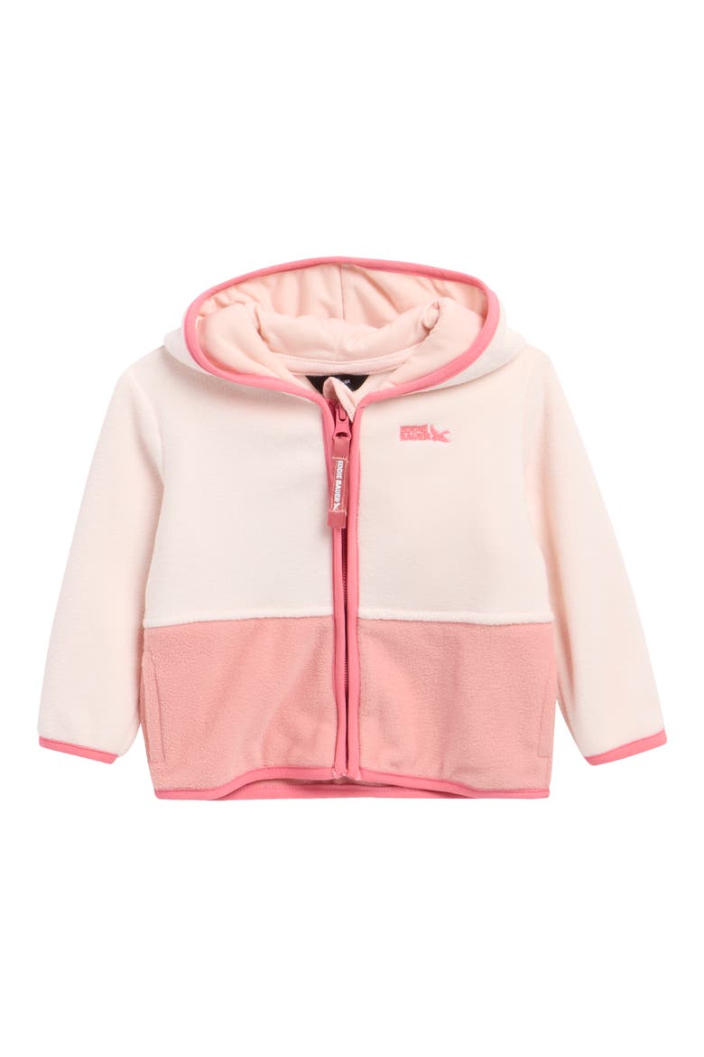 Quest Polar Fleece Hooded Jacket, Main, color, PALE PINK