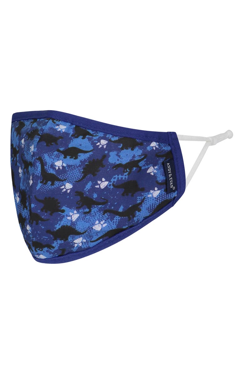 Andy & Evan Assorted 4-Pack Kids' Face Masks, Alternate, color, 