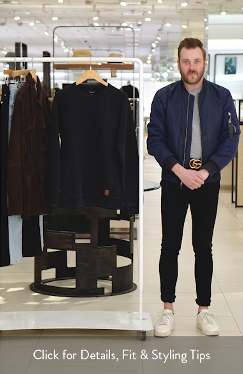 Men's Cooper Reserve Raglan Crewneck Sweatshirt, sales video thumbnail