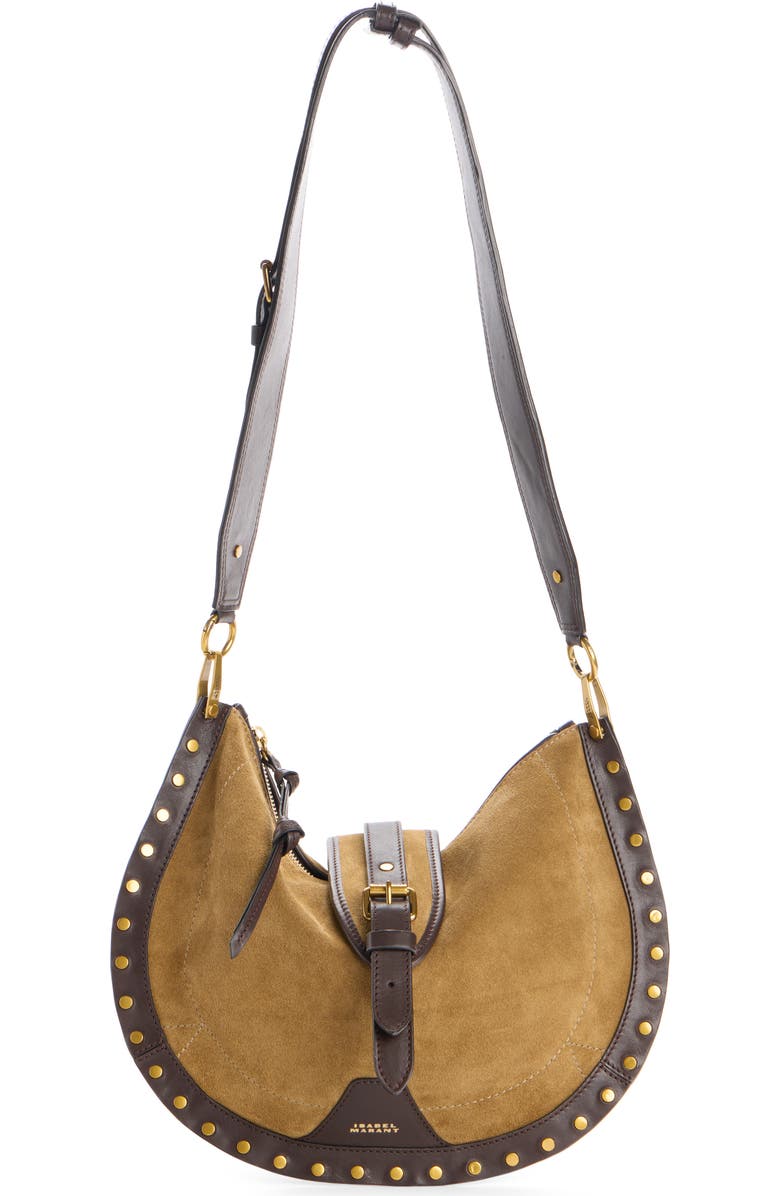 Isabel Marant Oskan Moon Bag, Main, color, Taupe
