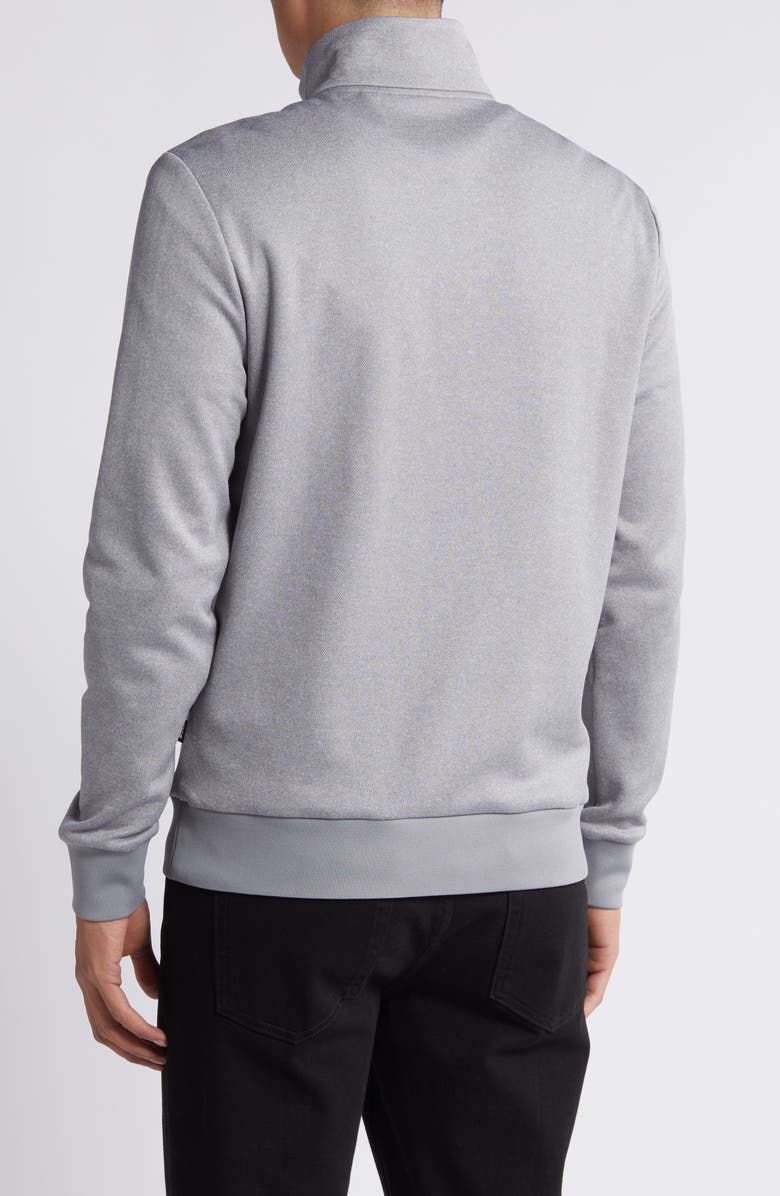 BOSS Sidney Quarter Zip Pullover, Alternate, color, Silver