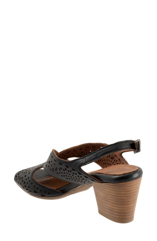 Bueno Caroline Slingback Sandal In Black