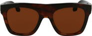 Victoria Beckham Chain Pouch 52mm Modified Rectangular Sunglasses