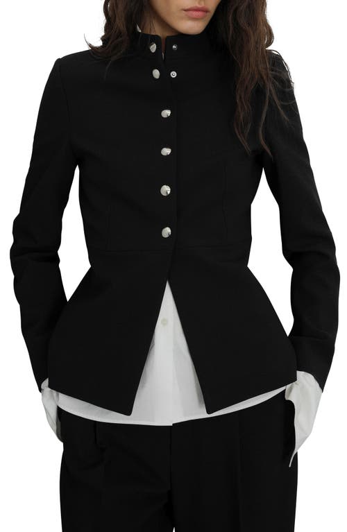 MANGO MANGO PEPLUM JACKET 