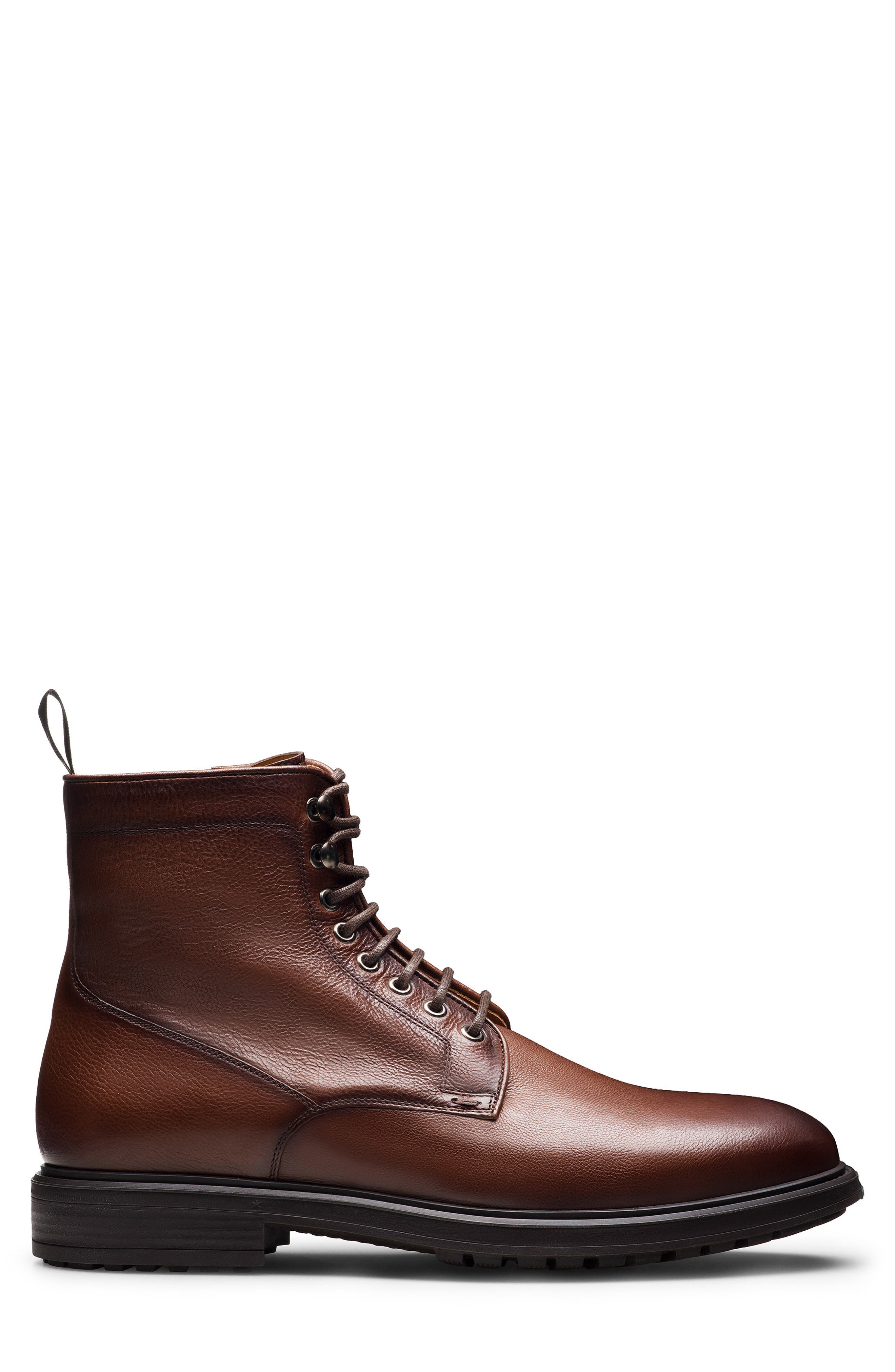 Atlas Lace Up Leather Boot, Alternate, color, DISTRESS MIDBROWN