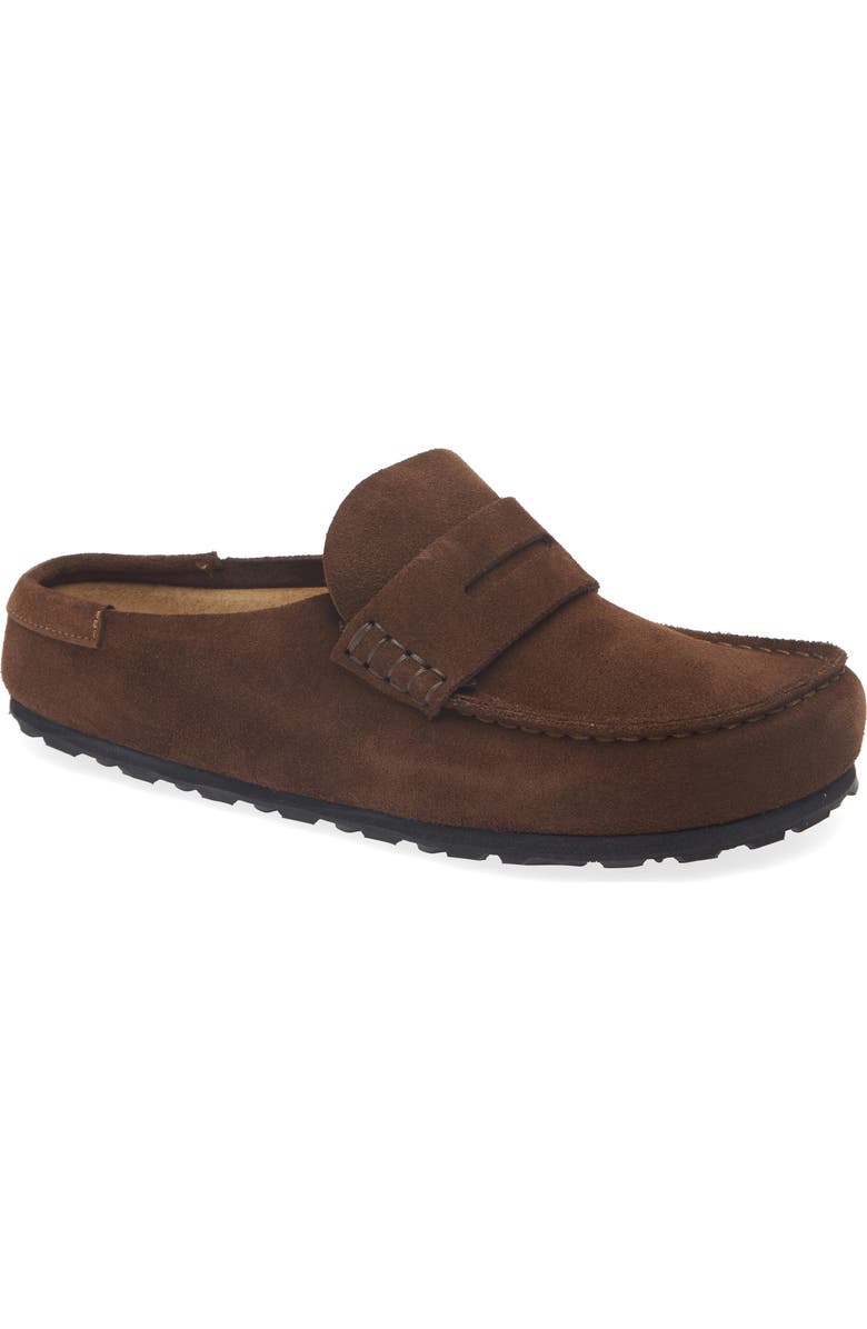 Birkenstock Naples Clog, Main, color, Carafe Suede