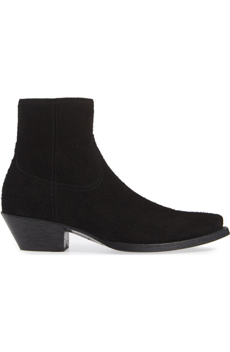 Saint Laurent Lukas 40 Zip Boot, Alternate, color,