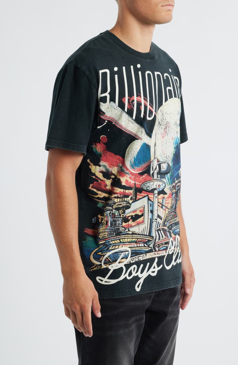 Billionaire Boys Club Skycity Graphic T-Shirt, Alternate, color, Black