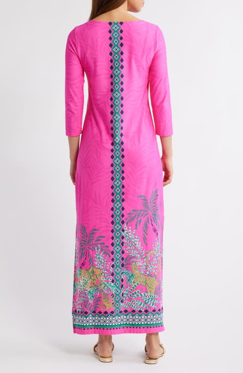 Lilly Pulitzer Upf 50+ Chillylilly Seralina Maxi Dress In Pink Multi