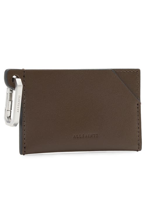 Allsaints Hex Leather Cardholder